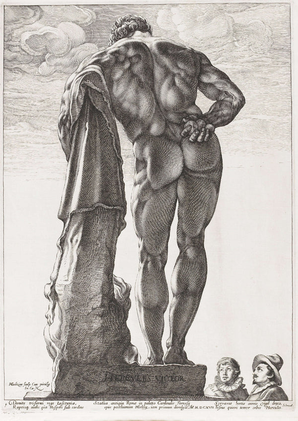 Hendrick Goltzius - Farnese Herkülü fine art baskı