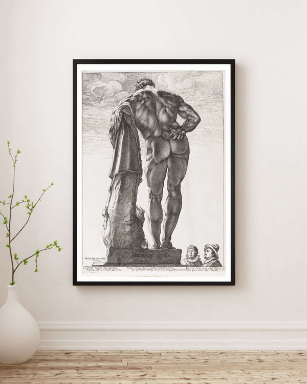 Hendrick Goltzius - Farnese Herkülü fine art baskı