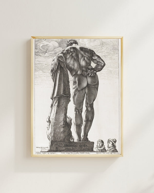 Hendrick Goltzius - Farnese Herkülü fine art baskı