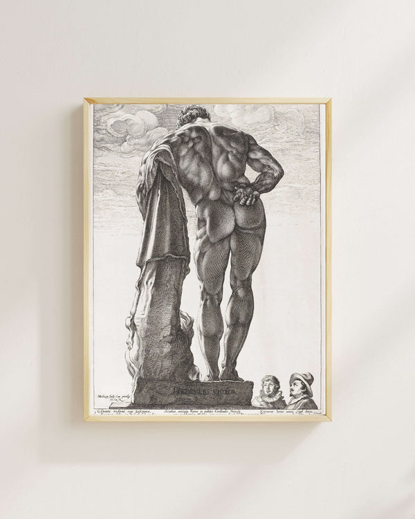 Hendrick Goltzius - Farnese Herkülü fine art baskı