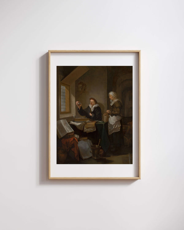 Hendrick Heerschop - Doktor Ziyareti fine art baskı