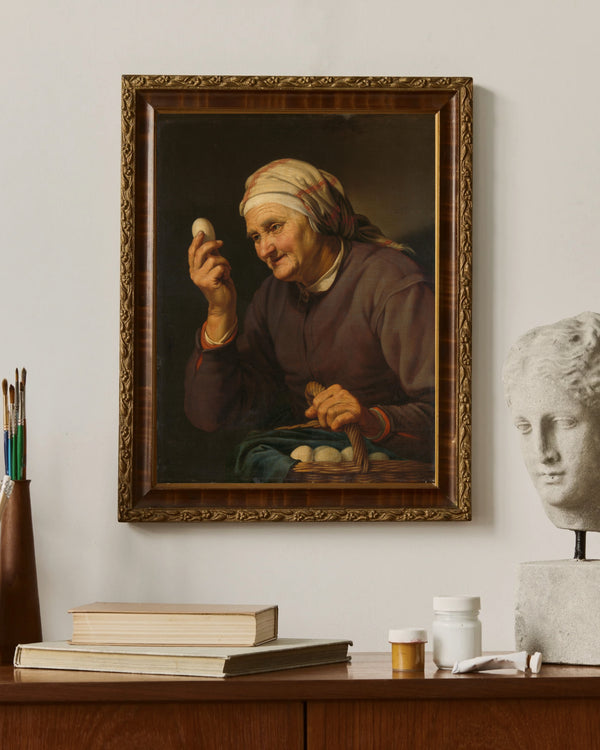 Hendrick Bloemaert - The Old Woman Who Collects Eggs
