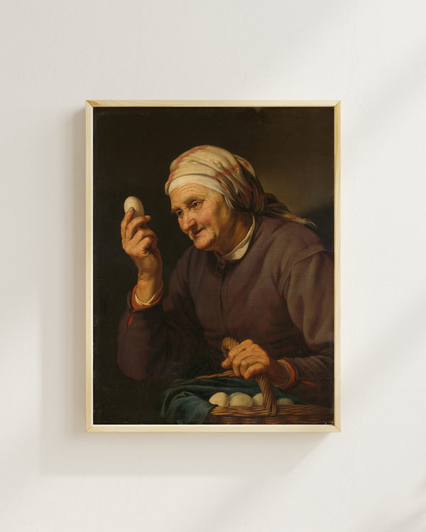Hendrick Bloemaert - The Old Woman Who Collects Eggs