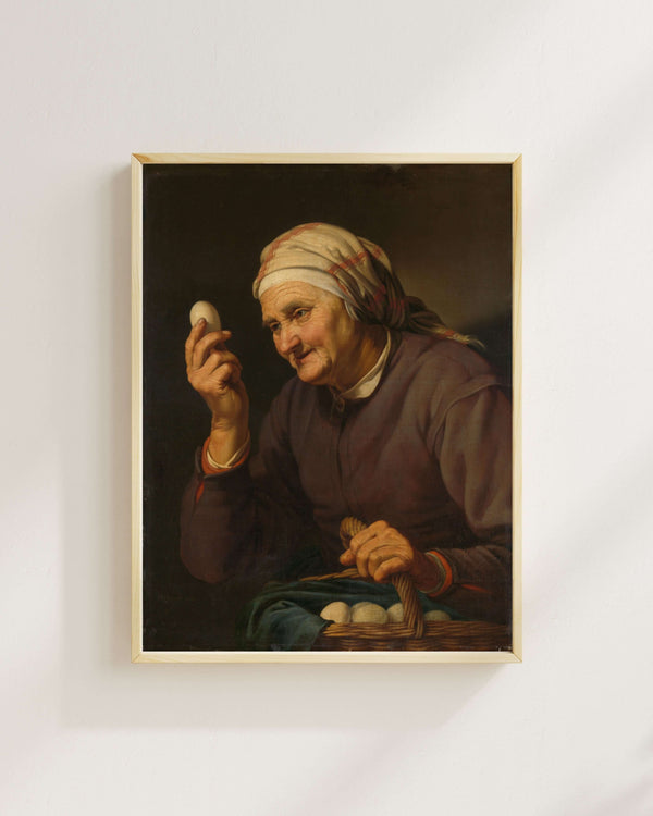 Hendrick Bloemaert - Yumurtacı Yaşlı Kadın