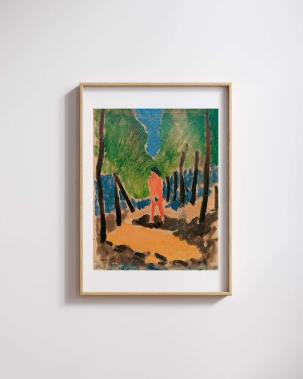Henri Matisse - Ormanda Nü Güneşli Manzara Fine Art Baskı