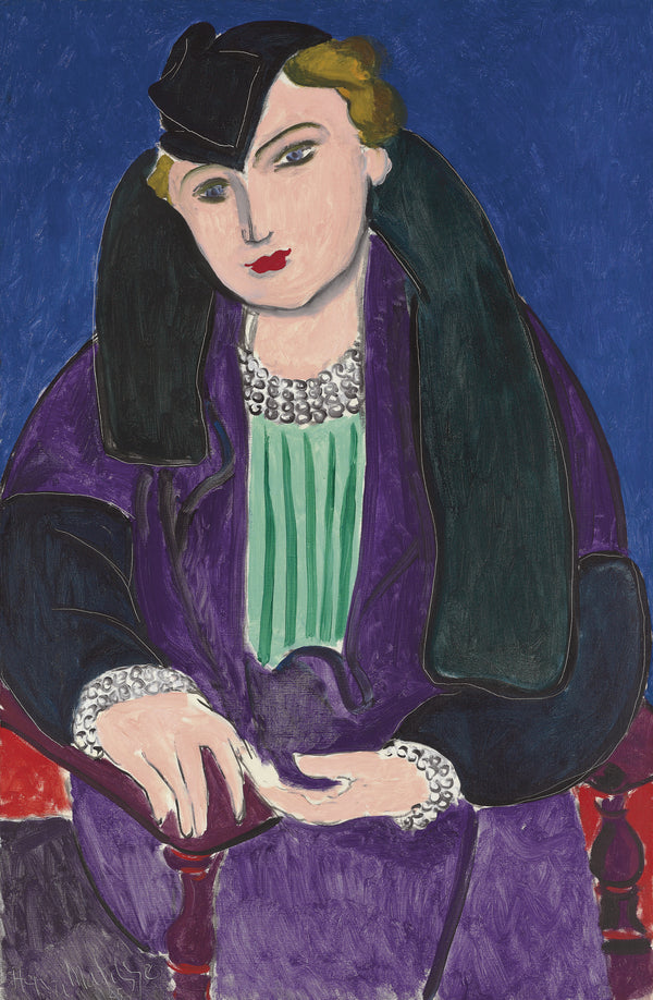 Henri Matisse - Mavi Paltolu Portre