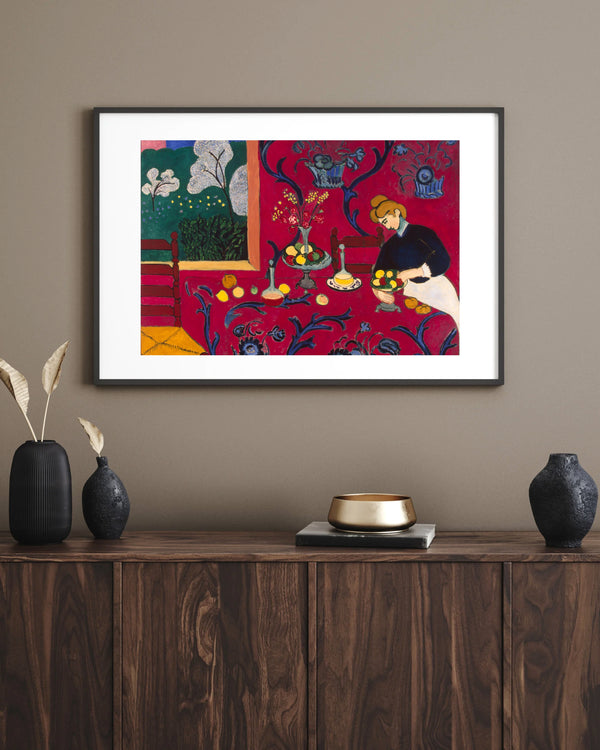 Henri Matisse - Kırmızı Oda Çerçeve