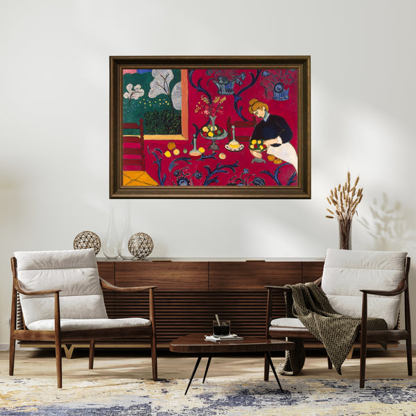 Henri Matisse - Kırmızı Oda Fine Art Baskı