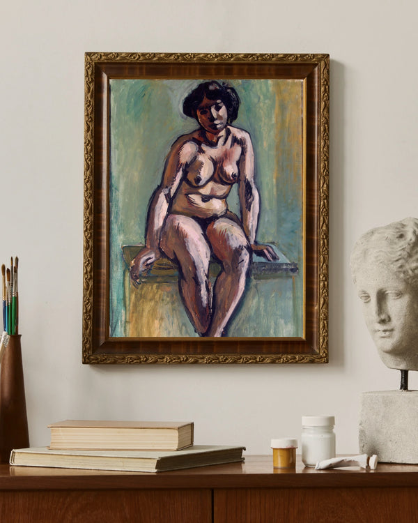 Henri Matisse - Oturan Kadın Çerçeve