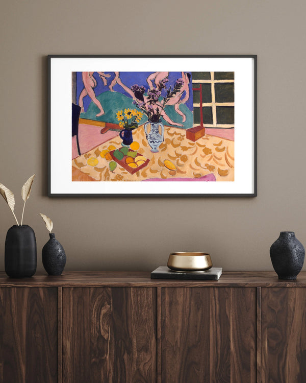 Henri Matisse - Dans Panolu Natürmort Çerçeve