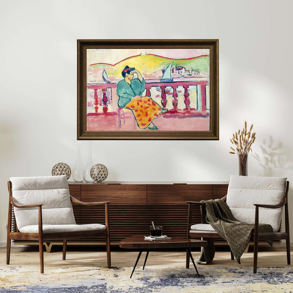 Henri Matisse - Terasta Kadın Fine Art Baskı