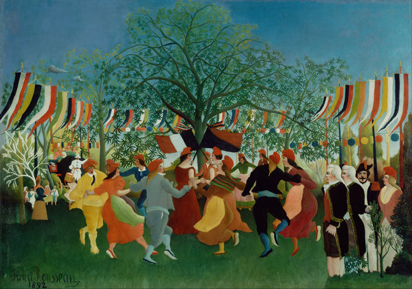 Henri Rousseau - Bağımsızlığın Yüzüncü Yılı fine art baskı