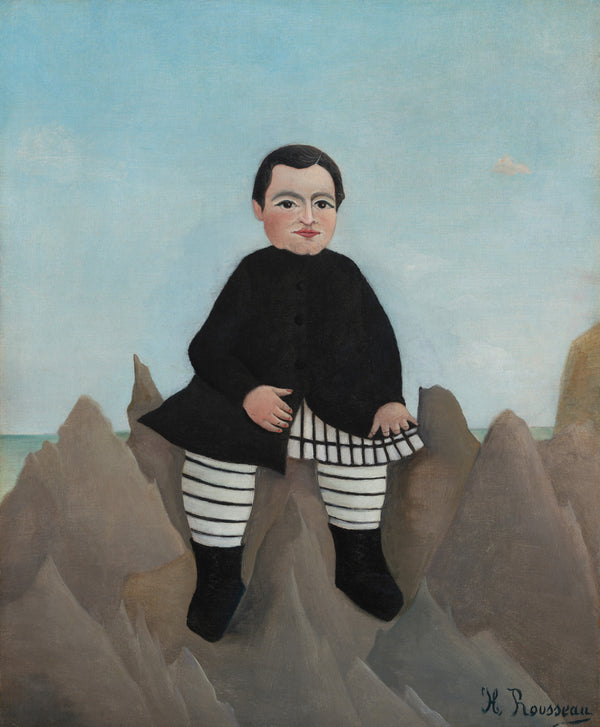 Henri Rousseau - Kayaların Üzerindeki Çocuk Tablo