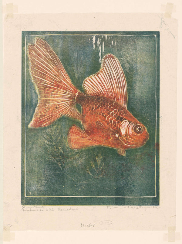 Henri Verstijnen - Peçeli Kuyruk fine art baskı