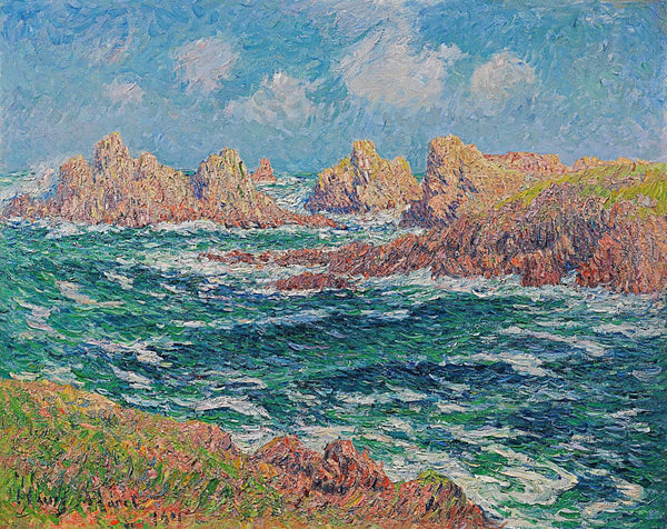 Henry Moret - Kayalık Kıyı Fine Art Baskı