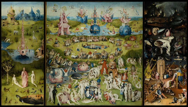Hieronymus Bosch - Dünyevi Zevkler Bahçesi tablo
