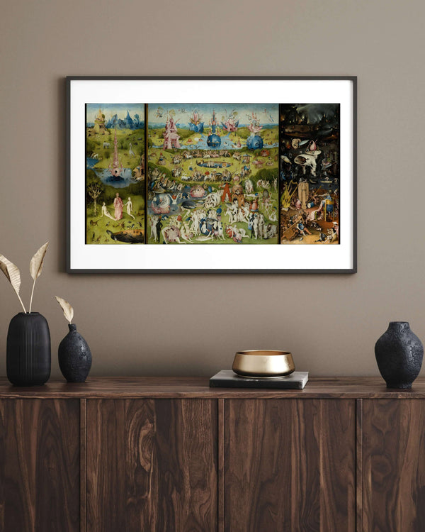 Hieronymus Bosch - Dünyevi Zevkler Bahçesi fine art baskı