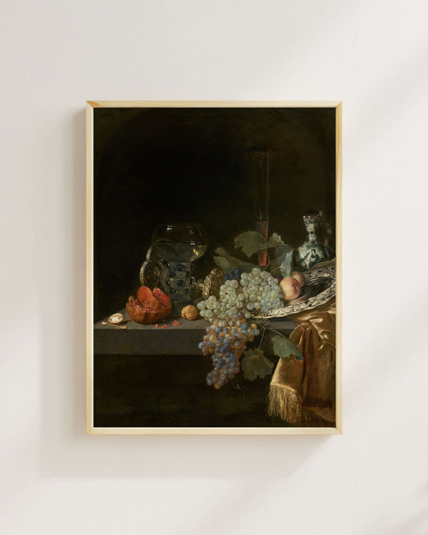 Isaac van Kipshaven - Görkemli Natürmort fine art baskı