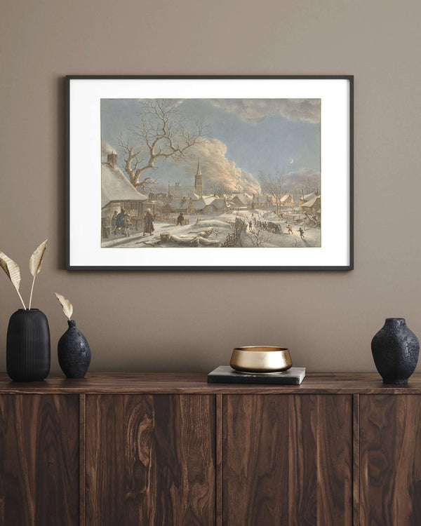 Jacob Cats - Kış Fine Art Baskı