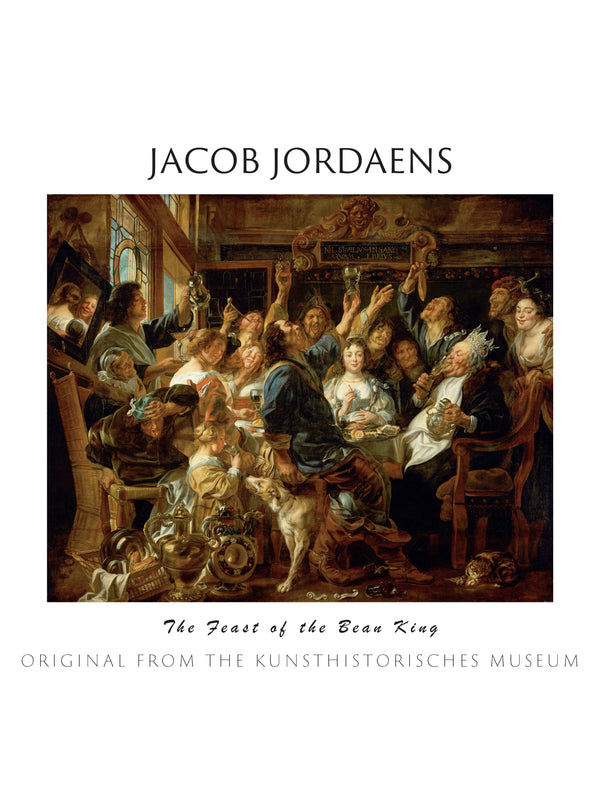 Jacob Jordaens - Fasulye Kralının Şöleni fine art baskı