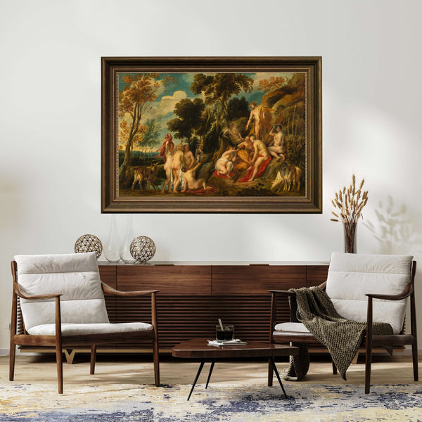 Jacob Jordaens - Pan’ın Sakalını Kesen Nymfler