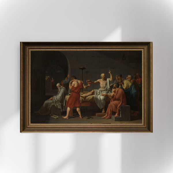 Jacques Louis David – Sokrates’in Ölümü