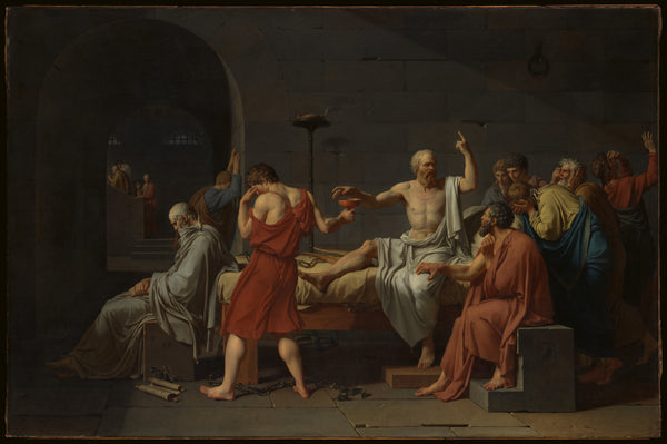Jacques Louis David - Sokrates’in Ölümü Tablo