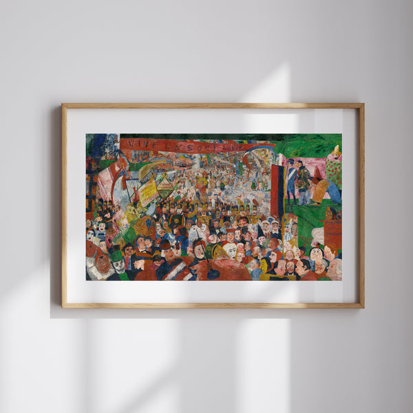 James Ensor - İsa'nın 1889'da Brüksel'e Girişi