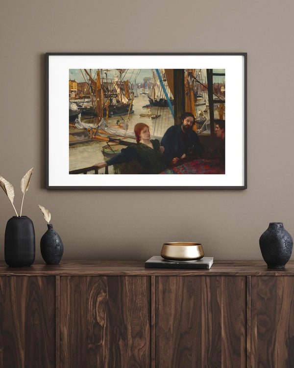 James McNeill Whistler - Wapping Çerçeve