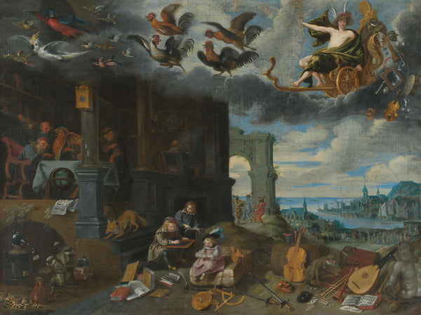 Jan Brueghel the Younger - Gezegen Merkür’ün Çocukları fine art print