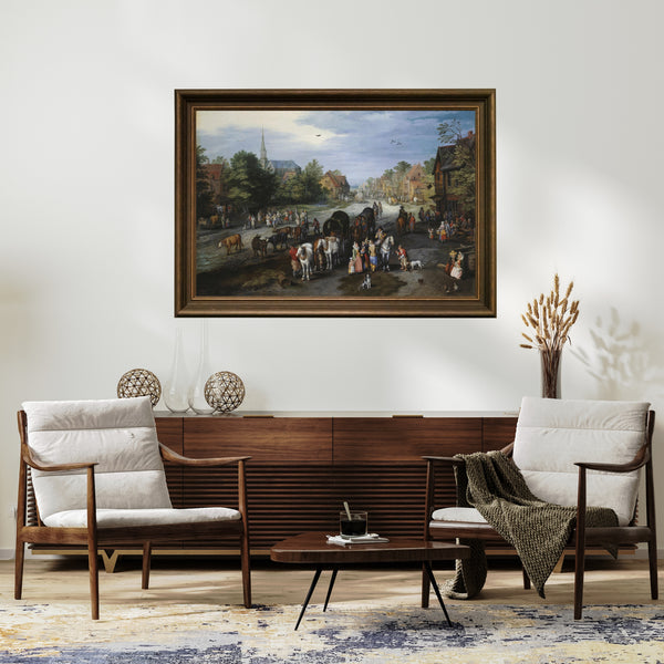 Jan Brueghel the Elder - Schelle Köyü Manzarası Fine Art Baskı