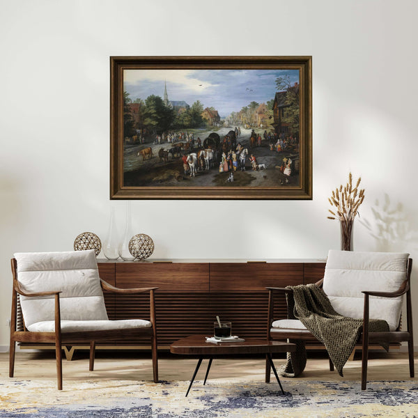 Jan Brueghel the Elder - Schelle Köyü Manzarası Fine Art Baskı