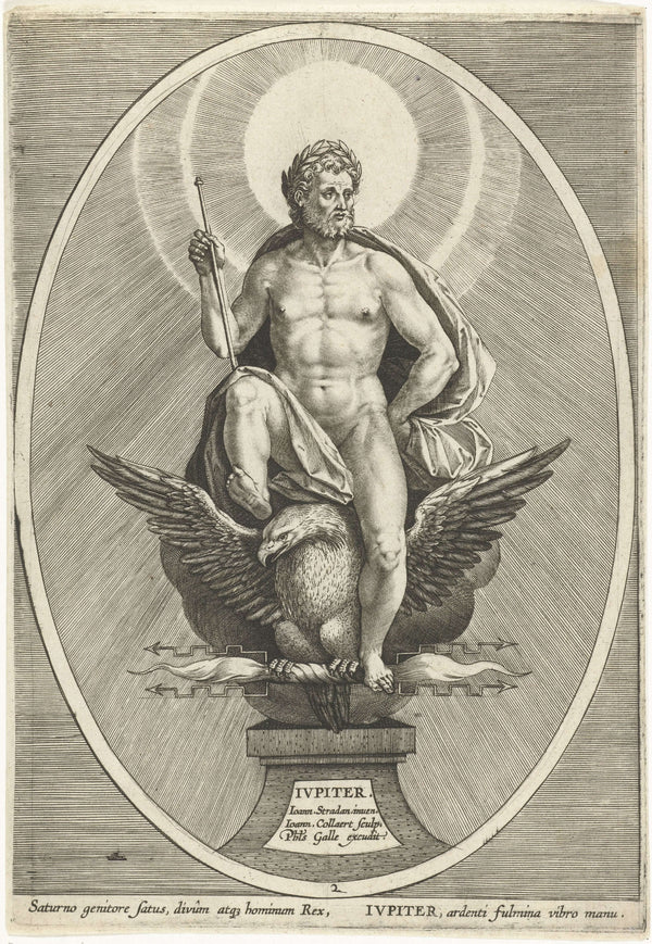 Jan Collaert - Jüpiter fine art baskı