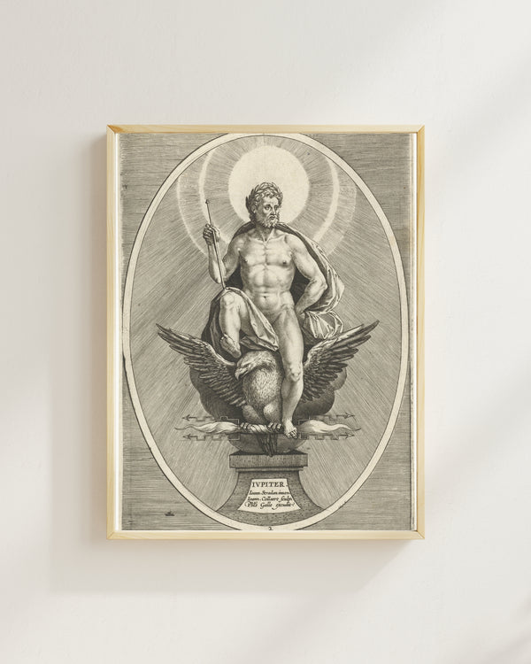 Jan Collaert - Jüpiter fine art baskı