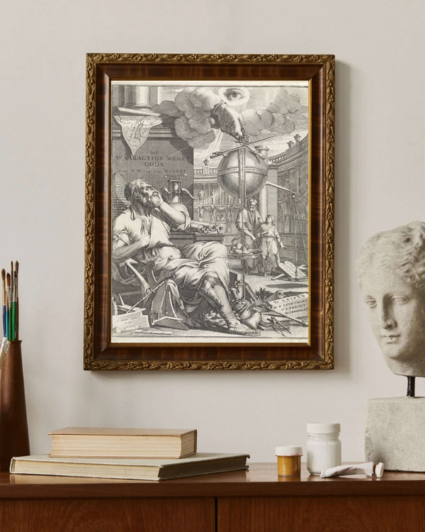 Jan Goeree - Tanrı’nın Kudretinin Alegorisi Fine Art Baskı