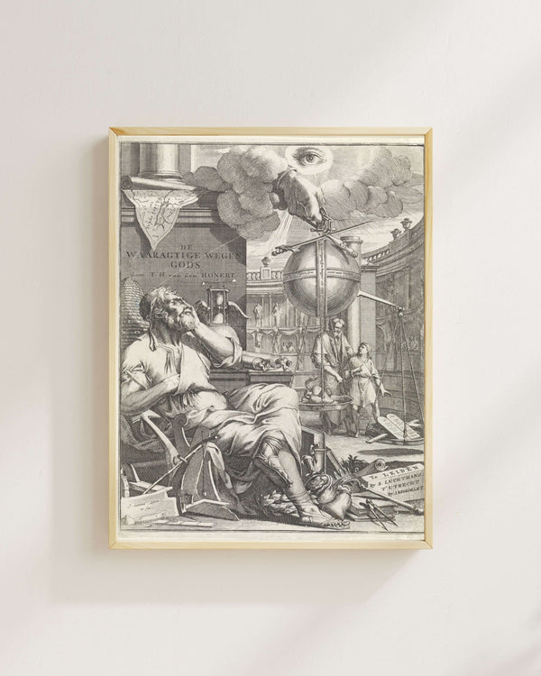 Jan Goeree - Tanrı’nın Kudretinin Alegorisi Fine Art Baskı