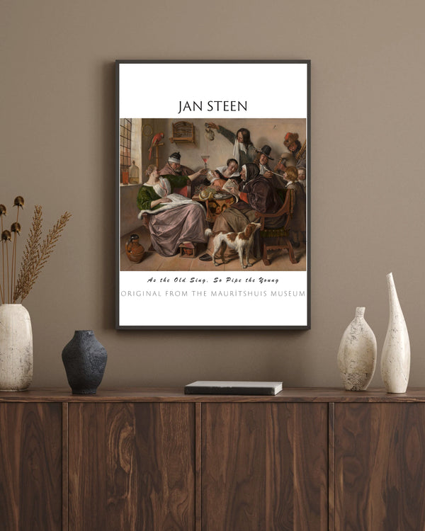 Jan Havicksz. Steen-Yaşlılar Nasıl Şarkı Söylerse, Gençler de Öyle Çalar çerçeve