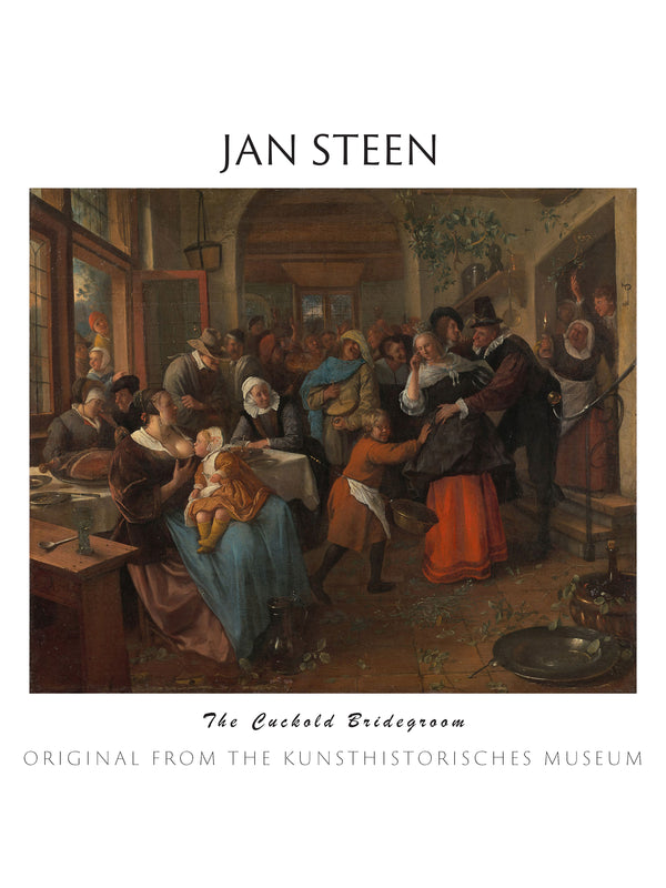 Jan Havicksz. Steen - Aldatılan Damat fine art baskı