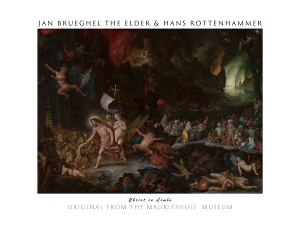 Jan Brueghel the Elder & Hans Rottenhammer-İsa Araf'ta fine art baskı