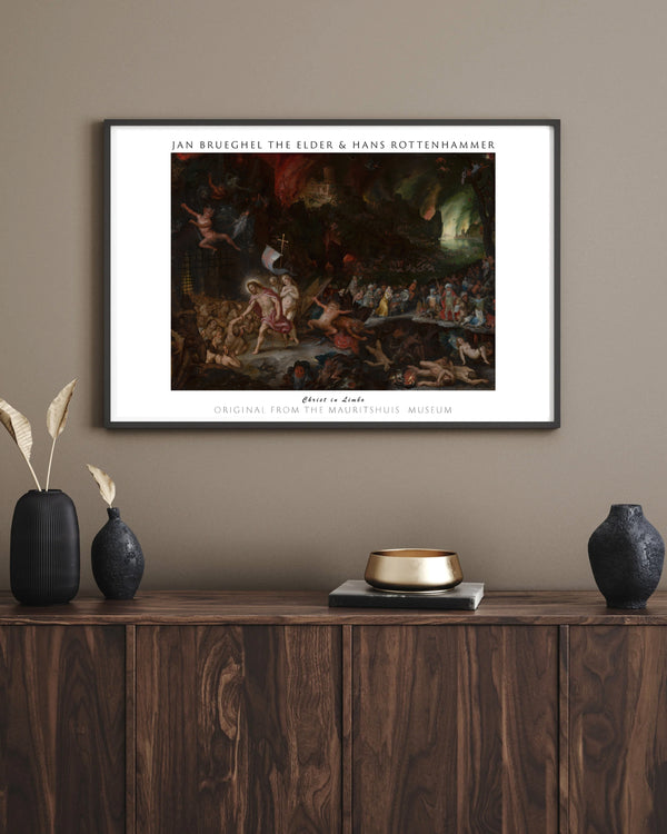 Jan Brueghel the Elder & Hans Rottenhammer-İsa Araf'ta çerçeve