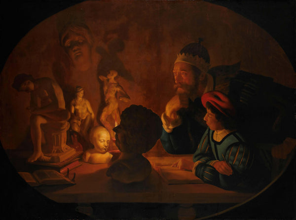 Jan ter Borch - Resim Dersi Fine Art Baskı