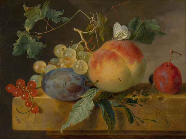Jan van Huysum - Meyve Natürmortu fine art print