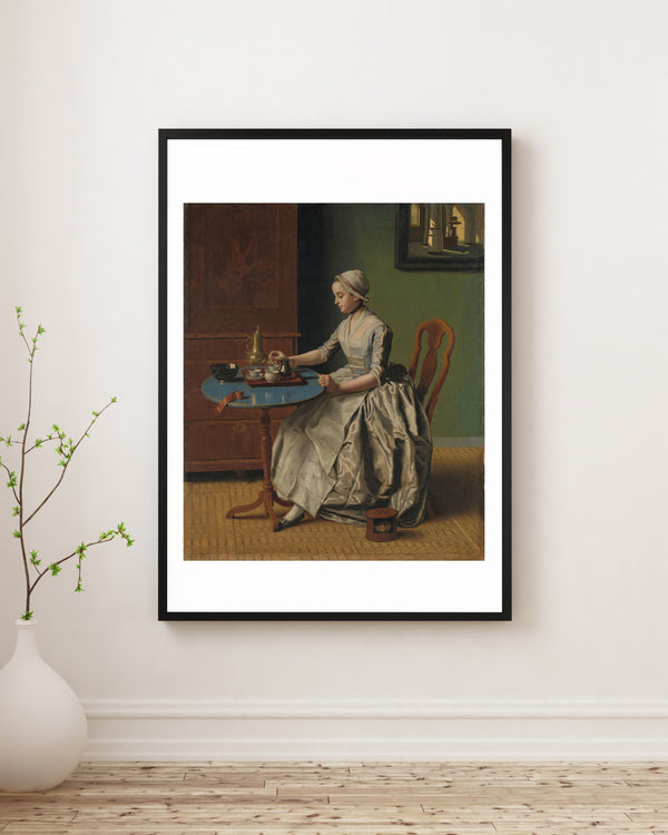 Jean-Étienne Liotard - Kahvaltıdaki Hollandalı Kız
