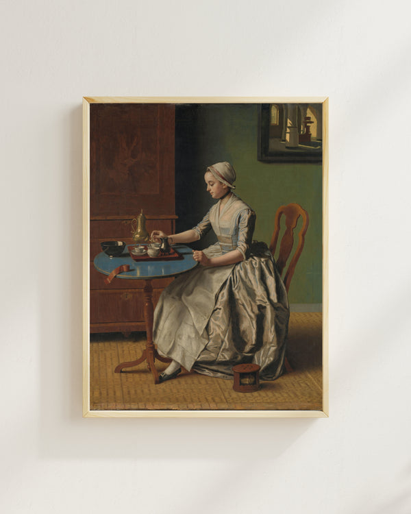 Jean-Étienne Liotard - Kahvaltıdaki Hollandalı Kız