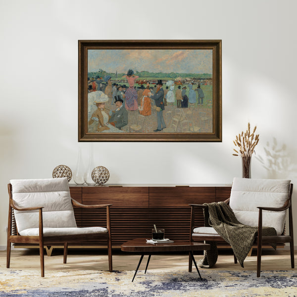 Jean-Louis Forain - Longchamp Yarışları Fine Art Baskı