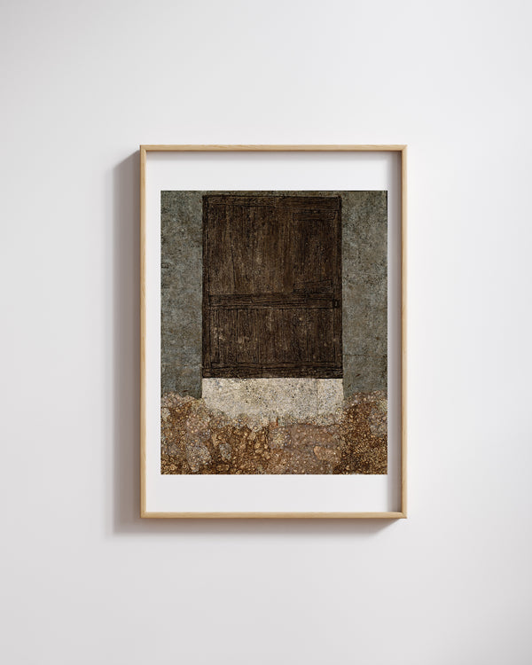 Jean Dubuffet - Ayrık Otu ile Kapı Fine Art Baskı