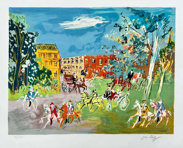 Jean Dufy - Gezinti fine art baskı
