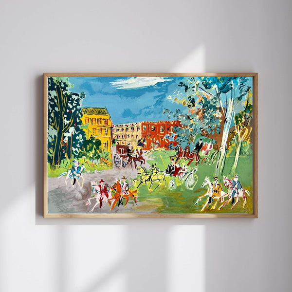 Jean Dufy - Gezinti fine art baskı