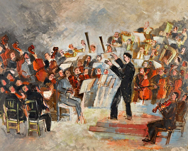 Jean Dufy - Senfoni Orkestrası fine art baskı