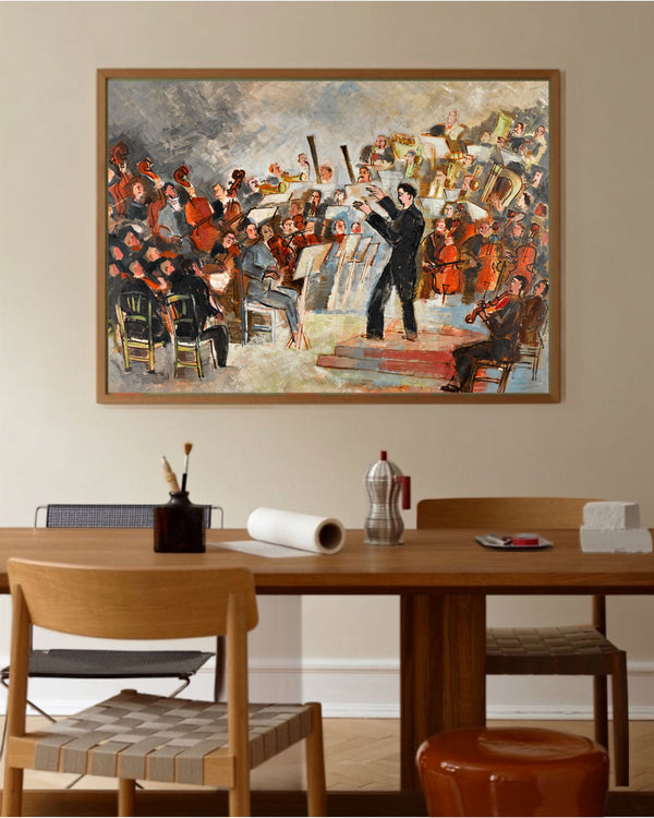 Jean Dufy - Senfoni Orkestrası fine art baskı